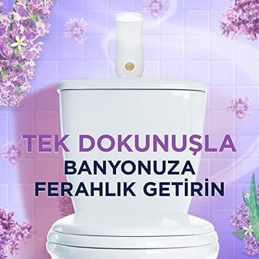 Diğer 57858324442662499283959 Glade Banyo Hava Tazeleyici Cihaz Ve Yedek Lavanta Ferahlığı 10 Ml 2 Paketi