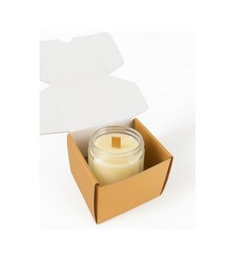 Diğer 57858324442745299283959 Ns-Era Tarçın Kokulu Ahşap Fitil Doğal Soya Mum 200 Ml Kutulu Hediyelik Mum Açık Gri