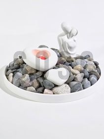 Diğer 57858324442842799283959 Doğal Nazilli Dere Çakıl Taşı, Tamburlanmış Dekoratif Taş, Renkli Dolomit, 2-4 Cm, 3 Kg, Saksı Dibi, Akvaryum Ve Bahçe Düzenleme Açık Gold