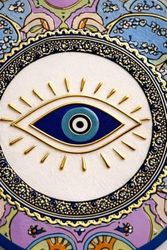 Diğer 57858324442882299283959 Nazar Boncuğu Fatma Nın Eli Duvar Süsü El Evil Eye Dekoratif Askı Ev, Ofis, Kapı Girişi İçin Koruyucu Şans Sembolü Hediye Açık