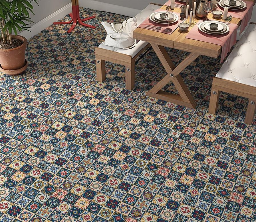 Diğer 57858324443043699283959 Yer Kaplama Zemin Kaplama Folyosu 65X130 Cm Azulejo