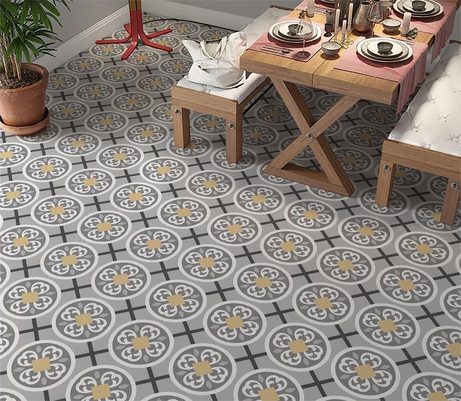 Diğer 57858324443050899283959 Yer Kaplama Zemin Kaplama Folyosu 65X130 Cm Yuvarlak Floor