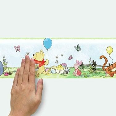 Diğer 57858324443216299283959 Rmk4410Bd The Pooh, Vinil, Çok Renkli, 12,7 Cm X 4,57 M Açık