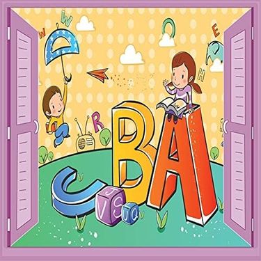 Diğer 57858324443218999283959 Çocuk Odası Bebek Odası Pencere Poster Duvar Kağıdı Abc Acı Kahve