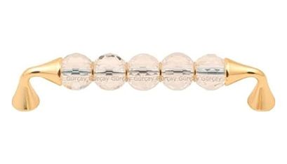 Diğer 57858324443265399283959 İris Kristal Kulp Altın 128Mm 2 Adet A.ağaç