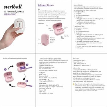 Diğer 57858324443304799283959 Diş Fırçaları İçin Akıllı Koruma Cihazı Diş Fırçası İçin - Beyaz Açık Ahşap