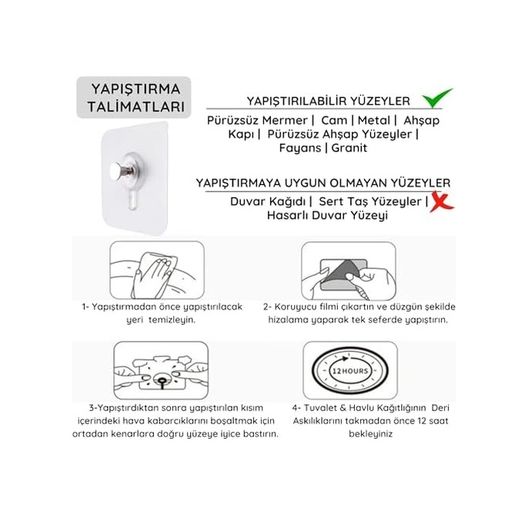 Diğer 57858324443312099283959 Yapışkanlı Ahşap & Deri Tuvalet Kağıtlığı Banyo Kağıt Havluluk, Havlu Peçetelik Wc Kağıtlık, Dolap Altı Kağıt Havlu Askısı Kahve, 2' Li Set Kağıt Havluluk & Tuvalet Kağıtlığı Acı Kahve