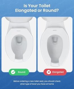 Diğer 57858324443365499283959 Ticari Uzatılmış Beyaz Klozet Kapağı Ön Açık, Ağır Hizmet 550 Lbs'ye Kadar, Kavrama Sıkı Tamponlar, Sessiz Kapanan Koltuk, Kolay Temizlik İçin Hızlı Takma Donanımı Açık Ahşap