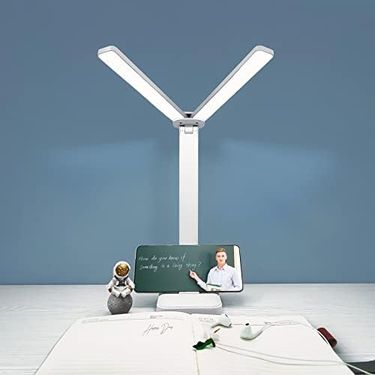 Diğer 57858324443419199283959 Ev Ofis İçin Beyaz Masa Lambası, 3 Aydınlatma Modlu Taşınabilir Küçük Masa Lambası, Çocuklar İçin Pille Çalışan Şarj Edilebilir Masa Lambası, Okuma, Çalışma, Yurt, Beyaz .
