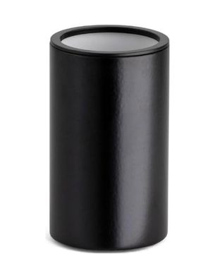 Diğer 57858324443429899283959 Tezgah Üstü Mat Siyah Diş Fırçalığı 100X60X60 Mm Açık Ahşap