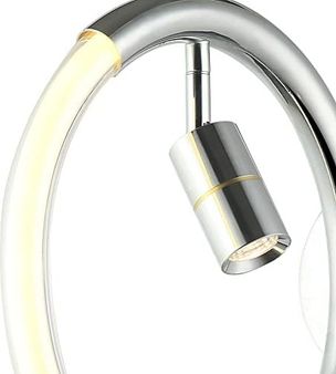 Diğer 57858324443431099283959 Proves Ledli Krom Aplik, 12W+5W 3000K Acı Kahve