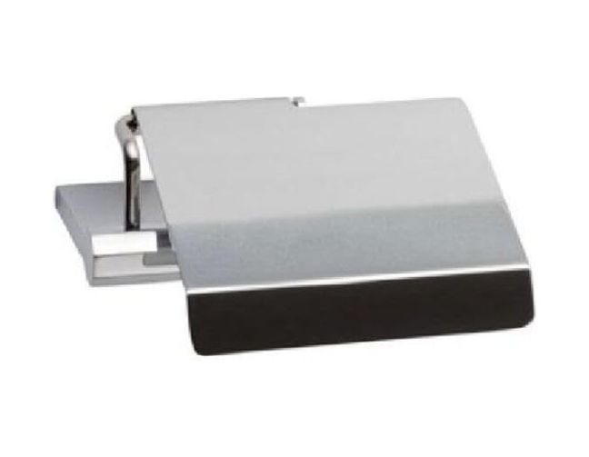 Diğer 57858324443438799283959 Octagon Kapaklı Tuvalet Kağıtlığı Krom Renk 52X137X152 Mm Acı Kahve