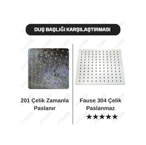 Diğer 57858324443441399283959 Kolonlu Tepe Duş Seti Duş Yağmurlama Slim Çelik Başlıklar Kds101 000 Açık Krem