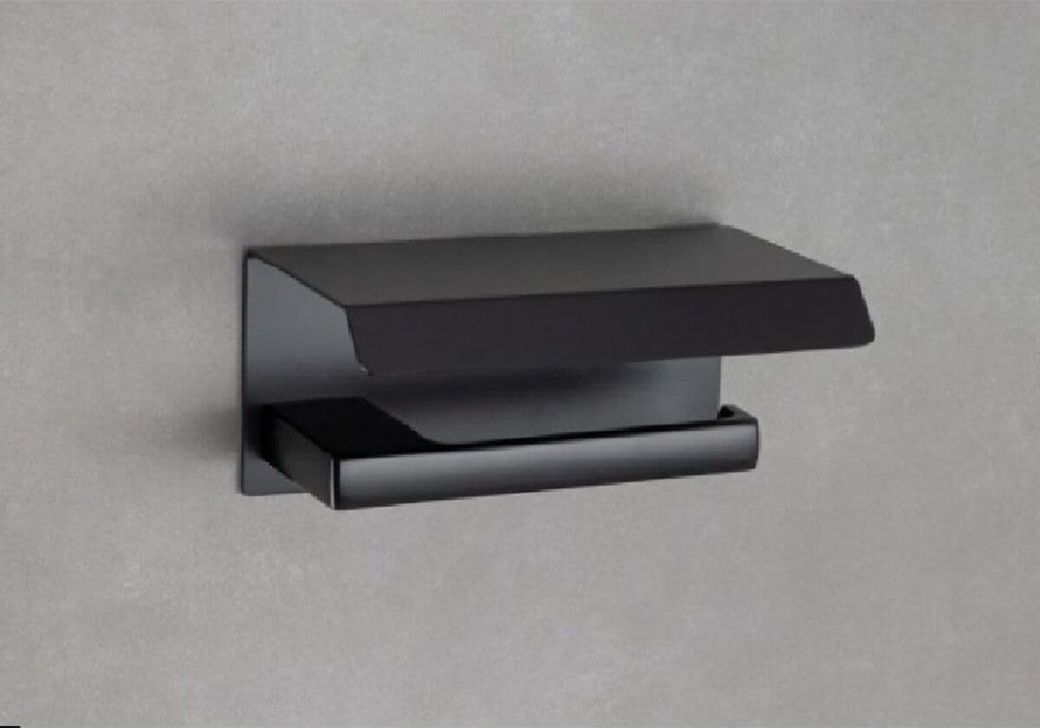 Diğer 57858324443447199283959 Flat Kapaklı Tuvalet Kağıtlığı Siyah Renk 118X85X170 Mm Acı Kahve