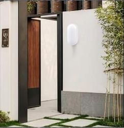 Diğer 57858324443452099283959 Banyo Tavan Lambası 20W Oval Balkon Tavan Lambası 6400K Beyaz Led Işık Teras Duvar Lambası Beyaz Acı Kahve
