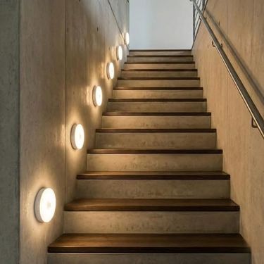 Diğer 57858324443456999283959 Led Hareket Sensörlü Ledli Gece Lambası Şarj Edilebilir, Taşınabilir 4000K Günışığı 2 Adet .