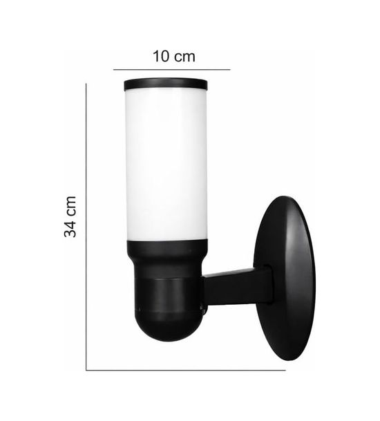 Diğer 57858324443538199283959 Zita Kule Bahçe Duvar Apliği 34 Cm E27 Duy Ip54 Dış Mekan Duvar Lambası Uv Dayanımlı Bahçe, Teras, Ve Yürüyüş Yolu Aydınlatması Ampul Hariç Acı Kahve