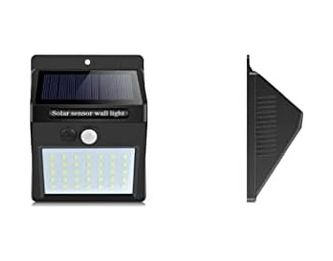 Diğer 57858324443576299283959 20 Ledli Sensörlü Solar Bahçe Aydınlatması Acı Kahve