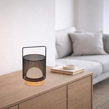 Diğer 57858324443588699283959 Erta 04 Siyah Şarjlı Masa Lambası 1X1.5W 4000K Açık Gri