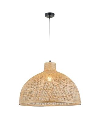 Diğer 57858324443609199283959 Venira 10 Büyük Boy 50 Lik Bamboo Tekli Sarkıt, Doğal Ahşap Açık Gri