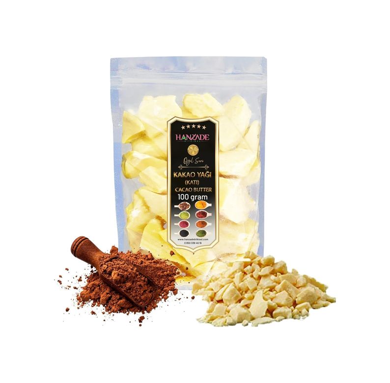 Diğer 57858324443635799283959 Bitkisel Yenilebilir Saf Katı Kakao Yağı 100 Gr 0.75 Lt - 2.5 Lt - 12 Kg