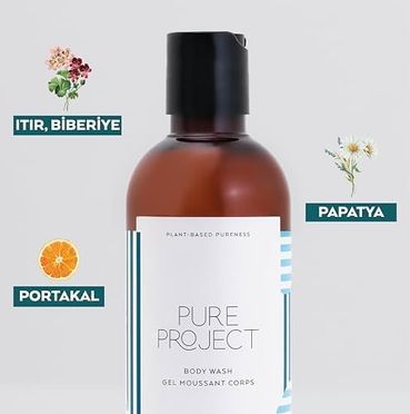 Diğer 57858324443901199283959 Pure - Itır & Biberiye Duş Jeli 400Ml. Sülfatsız, Parfümsüz, Alkolsüz, Hassas Ciltler İçin Uygun. Ferah Koku. Açık Bej
