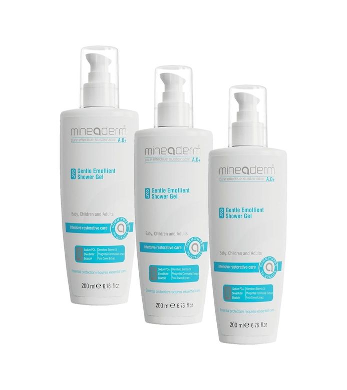 Diğer 57858324443902699283959 Gentle Emollient Shower Jel 200 Ml 3 Paketi Açık Bej