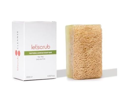 Diğer 57858324443909499283959 Let'scrub Doğal Kabak Lifli Çay Ağacı Sabunu - Shea Yağı İle Zenginleştirilmiş Nem Bombası 130 Gr 2 Paketi Acı Badem