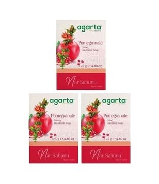 Diğer 57858324443926299283959 Doğal Nar Sabunu 125 Gr X 3 Adet Acı Badem