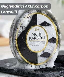 Diğer 57858324443955799283959 Aktıf Karbon Doğal Naturel Kokulu Süngerli Sabun Acı Badem