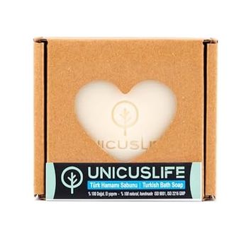 Diğer 57858324443976599283959 Unicuslife% 100 Saf Doğal Türk Hamamı Sabunu Katkısız El Yapımı 100 Gr Acı Badem