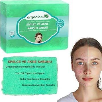 Diğer 57858324443983899283959 Doğal Akne Ve Sivilce Karşıtı Sabun 140 Gr 1 Adet Tüm Cilt Tipleri İçin Natural Sabun Acı Badem