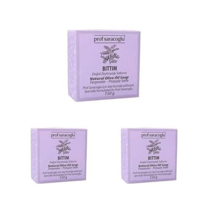 Diğer 57858324443992499283959 Bıttım Katı Sabun 150G 3 Paketi Acı Badem