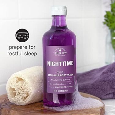 Diğer 57858324444008899283959 Village Naturals Therapy Nigttime Banyo Yağı + Vücut Şampuanı 473Ml Açık Bej
