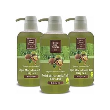 Diğer 57858324444032499283959 Düvenci Toptan Macadamia Yağlı Duş Jeli Seti 3' Lü Paket Açık Bej