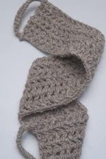 Diğer 57858324444205099283959 Keçi Kılı Sırt Lifi El Örmesi. 70 Cm 11 Cm Gri Açık Ahşap