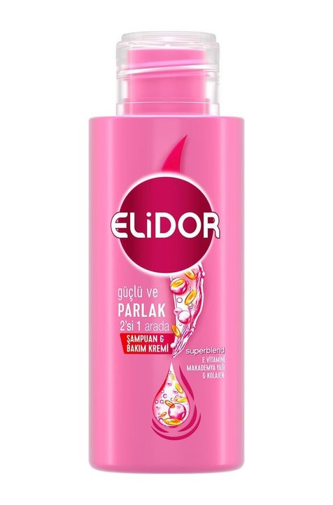 Diğer 57858324444587999283959 Elidor Şampuan & Bakım Kremi Güçlü Ve Parlak Seyahat Boy 90 Mililitre Açık Gri