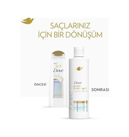 Diğer 57858324444677699283959 Dove Şampuan Peptit Repair 375 Ml