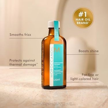 Diğer 57858324445281399283959 Treatment Light Parlaklık Verici Şekillendirici Saç Açıcı Argan Saç Yağı 50 Ml