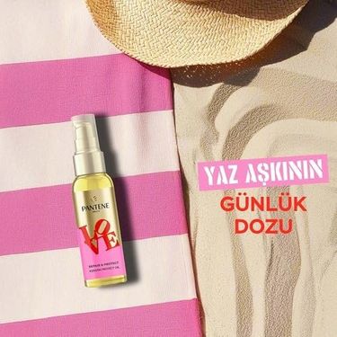 Diğer 57858324445393499283959 Pantene Love Edition Pro-V Keratin Koruması Saç Yağı 100 Mililitre