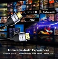 Diğer 57858324448875399283959 Unitek Hdmı 2.1 Kablo 8K 60Hz Yüksek Hızlı 1 Metre Gri 0