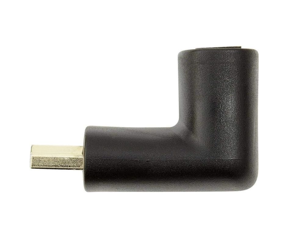 Diğer 57858324448902399283959 Blk-F3Y040Bf Hdmi To M/f Dik Açı Adaptör, 90", Siyah 0