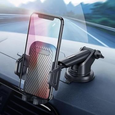 Diğer 57858324448914499283959 Telefon Tutucu Araç Otomatik Klipsli Araba Telefon Tutucu Ayarlanabilir Cam Ve Torpido Için Yüksek Kalite Tutucu 1