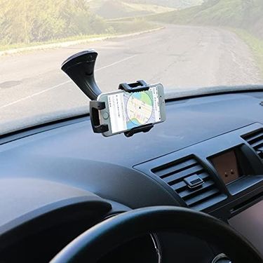 Diğer 57858324448918399283959 Araç Telefon Tutucu 360 Döner Vakumlu Stand, Otomatik Kilit Sistemi, Uyumlu, Güçlü Sabitleme, Tek Elle Kolay Kullanım 1