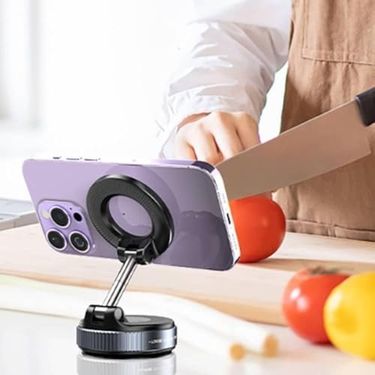 Diğer 57858324448923099283959 K007 Araç Telefon Tutucu Ve Standı Katlanabilir 360 Derece Her Yöne Dönebilir Vakum Magnetic Kilitli Mıknatıslı 5 Kg Taşıma Kapasiteli Şık Ve Kaliteli Sağlam Çok Güçlü Ve Tüm Yüzeylere Uygundur 1