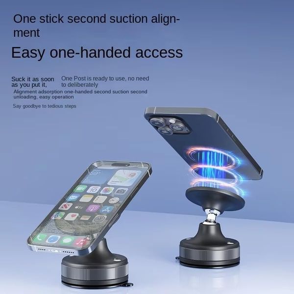 Diğer 57858324448945099283959 Kablosuz Araç İçi Cep Telefonu Tutucu Araç İçi Montaj Süper Güçlü Vakumlu Manyetik Telefon Tutucu Cct29 1
