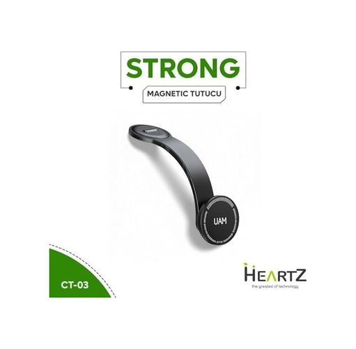 Diğer 57858324449071699283959 Heartz Uam Ct-03 Manyetik Araç Telefon Tutucu, 360 Derece Dönebilir, Güçlü Mıknatıslar, Tüm Cep Telefonlarına Evrensel Uyumluluk Aaa Plus Kalite Özel Kampanya Lı Ürün 1