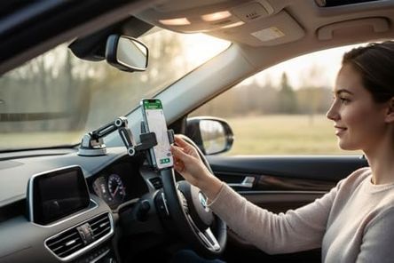 Diğer 57858324449086199283959 Araç İçi Telefon Tutucu, Siyah, Evrensel Uyumlu, 360 Derece Dönebilen 1