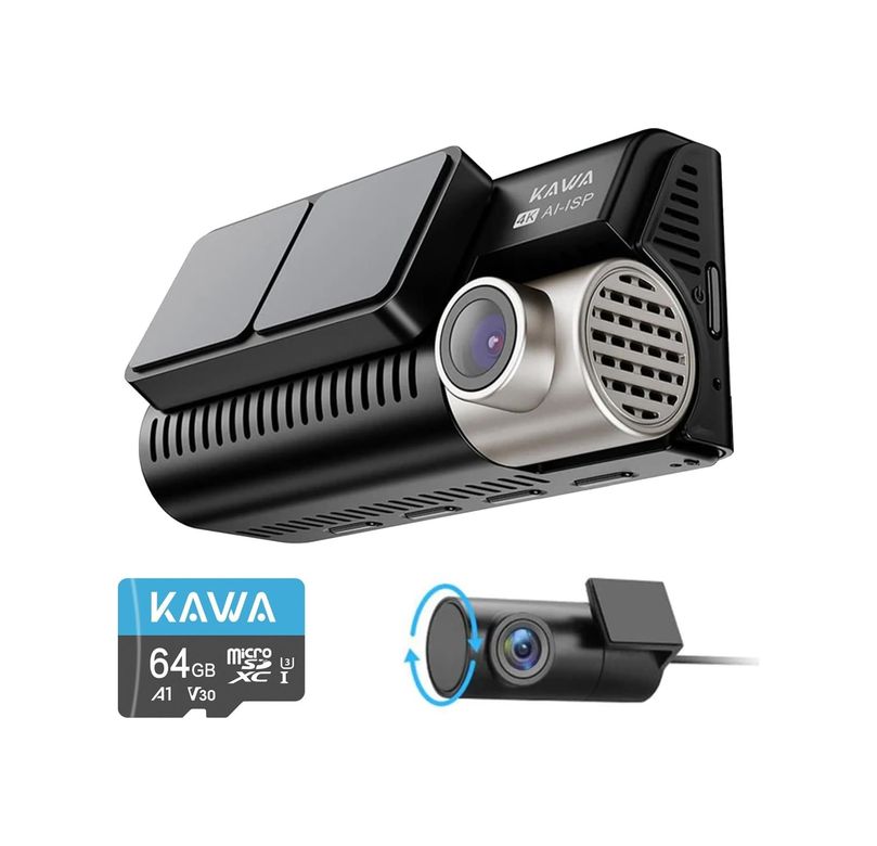 Diğer 57858324449133099283959 D11 2 Kameralı Ön/arka 4K+1080P Starvıs Sensörlü Yapay Zeka Destekli Wi-Fi Gps'li Araç Kamerası 3D M-Logo Model 5 Vites