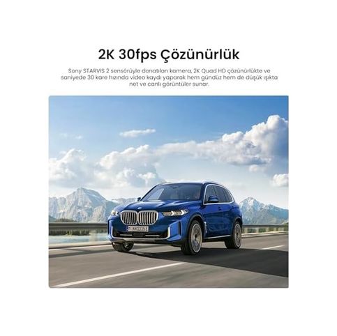 Diğer 57858324449138599283959 Rwc200 Ip67 Su Geçirmez A229 Pro/plus Uyumlu 2K Quad Hd Dış Arka Kamera 14.5 Metre 3D M-Logo Model 5 Vites